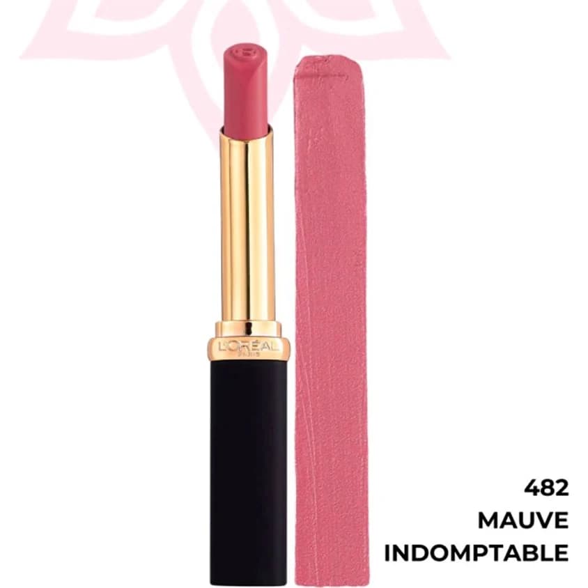 Labial L'Oréal Paris Color Riche Intense Volume Matte Tono 482 Mauve Indompta