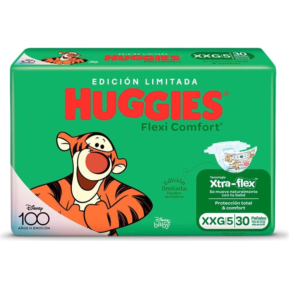 Pañal Huggies Flexi Comfort XXG x30