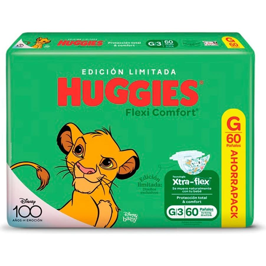 Pañal Huggies Flex Confort Talle G x60