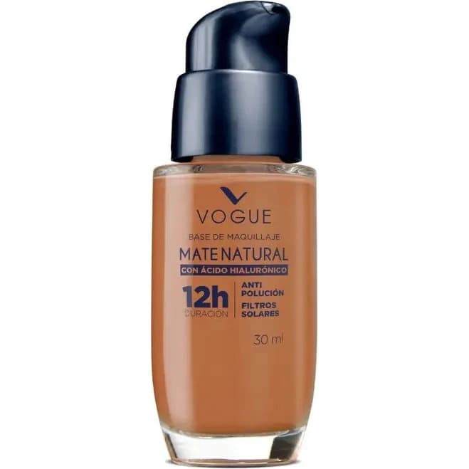 Base de Maquillaje Vogue Rostro Mate Natural Canela