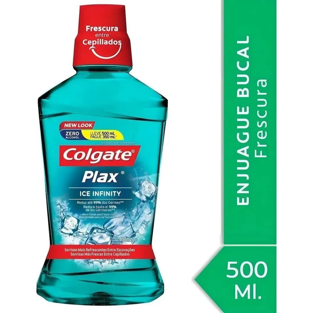 Enjuague Bucal Colgate Plax Ice 500 x 350 ml