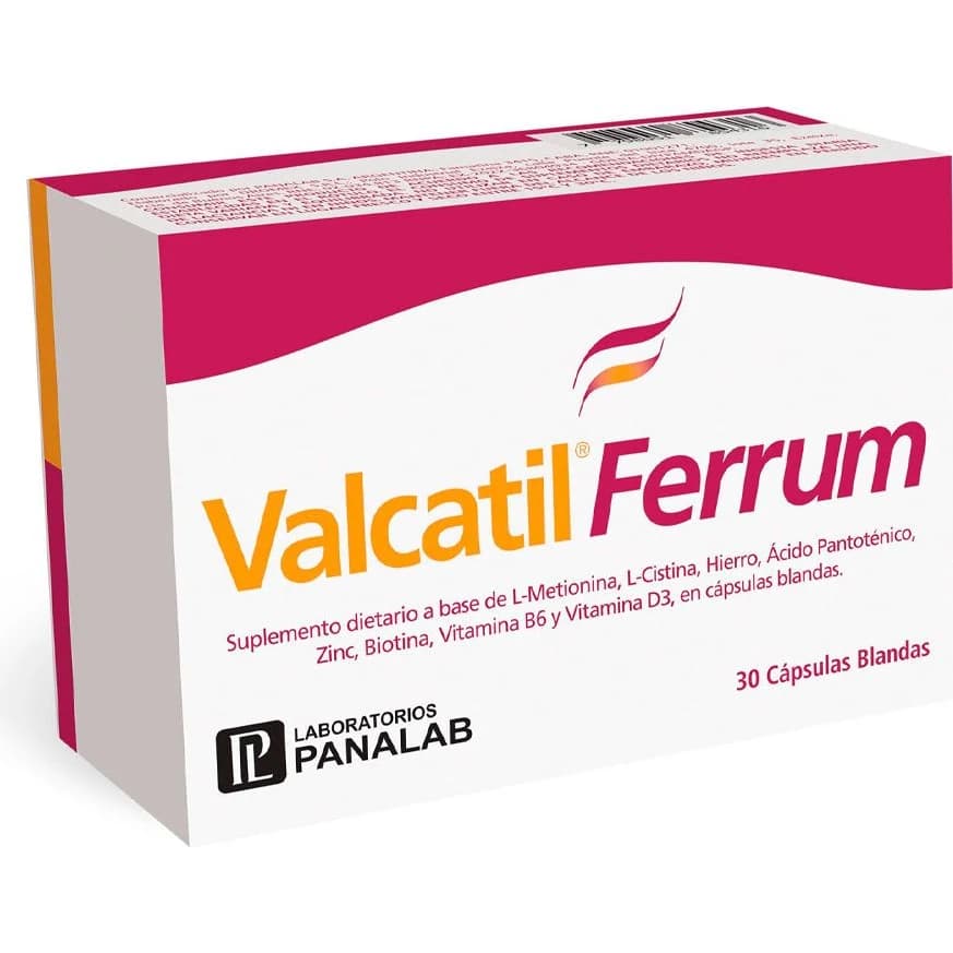 Valcatil Ferrum Cápsulas x 30