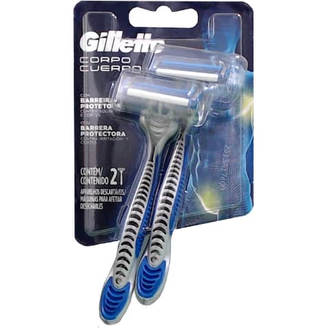 Máquina de Afeitar Corporal Gillette Desechable x2