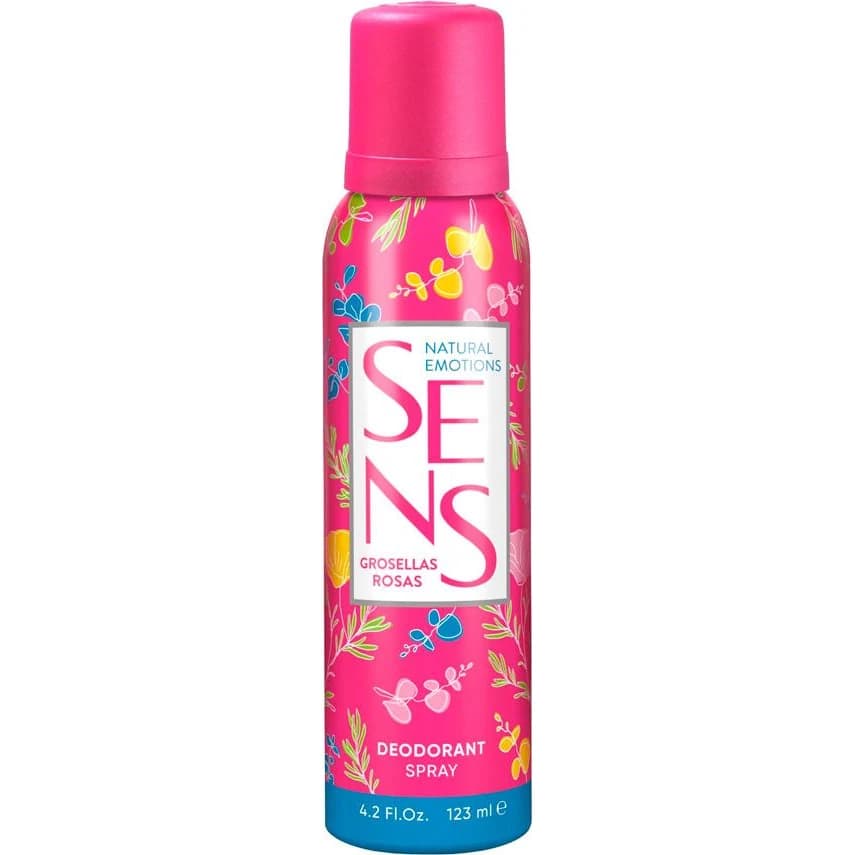 Desodorante Aerosol Sens Natural Grosellas y Rosas 123 ml
