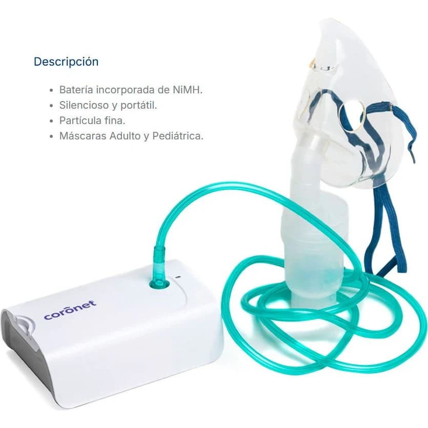 Nebulizador Compresor Portátil Coronet NB-226C