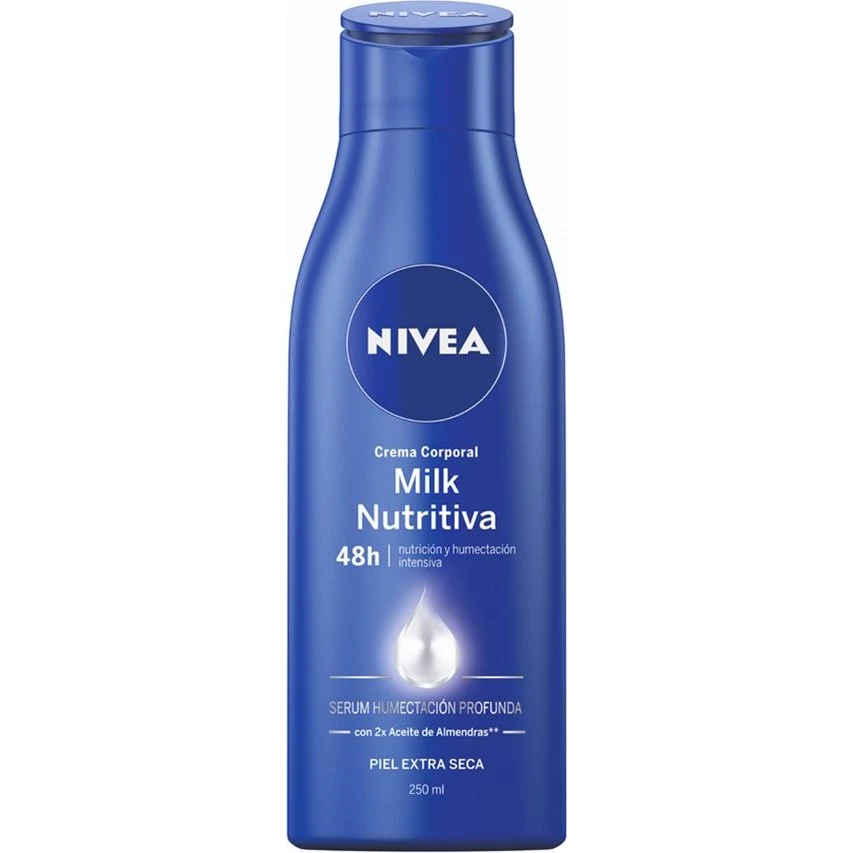 Crema Corporal Nivea Body Milk Nutritiva 250 ml
