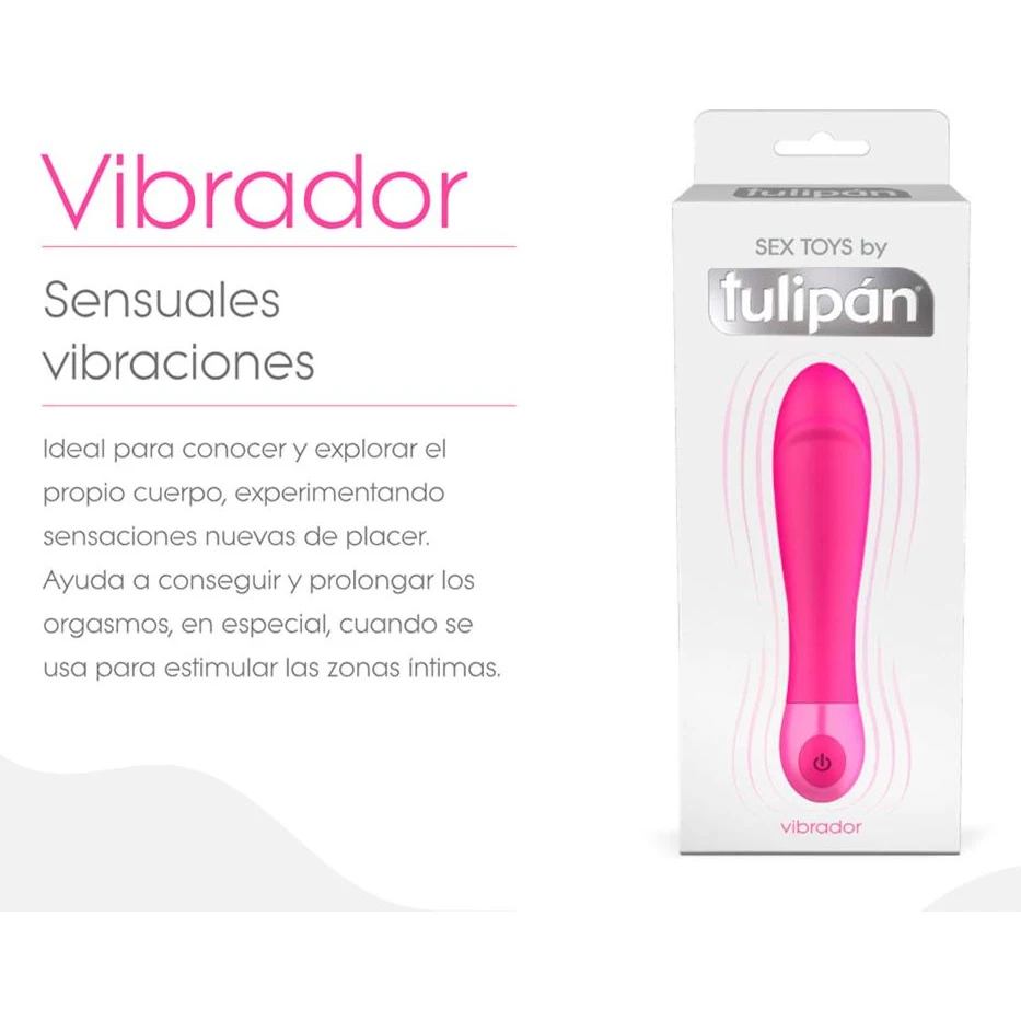 Vibrador Tulipán Sex Toys de Silicona Recargable USB