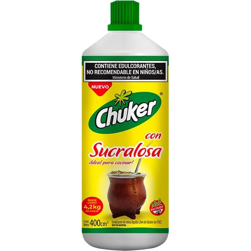 Edulcorante Líquido Chuker Sucralosa 400 ml