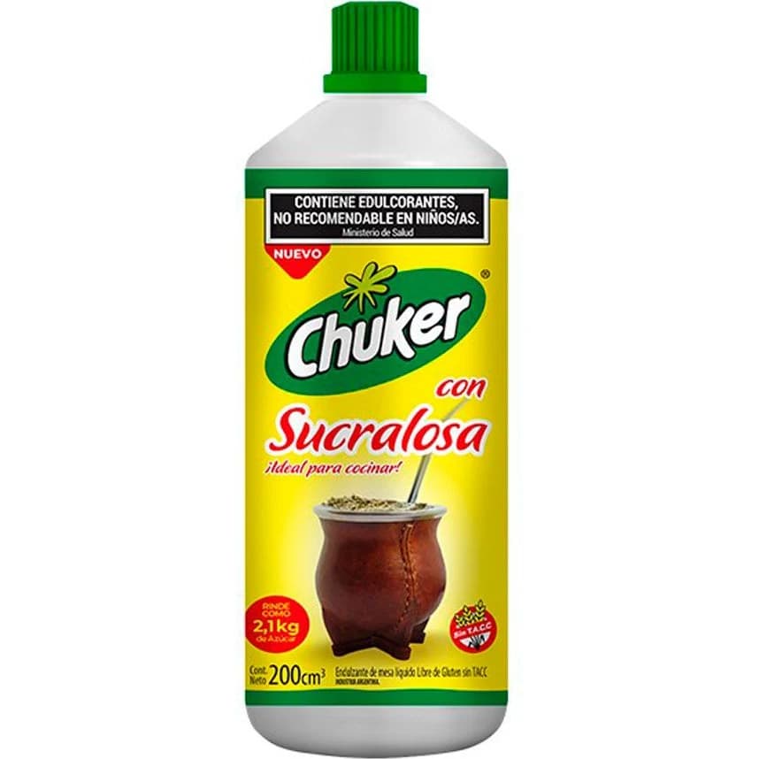 Edulcorante Líquido Chuker Sucralosa 200 ml