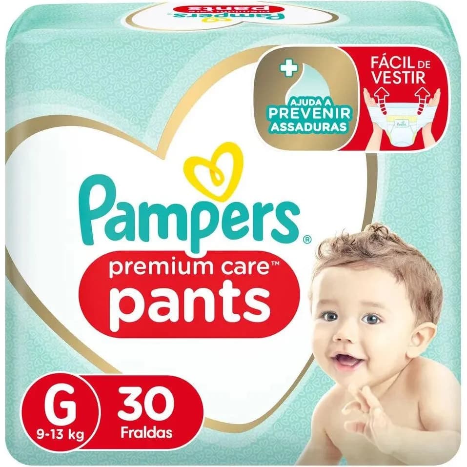 Pañales Pampers Pants Premium Care Talle G x 30