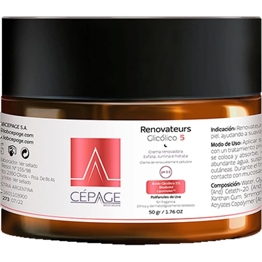 Crema Facial Renovadores Glicólica 5 50 g