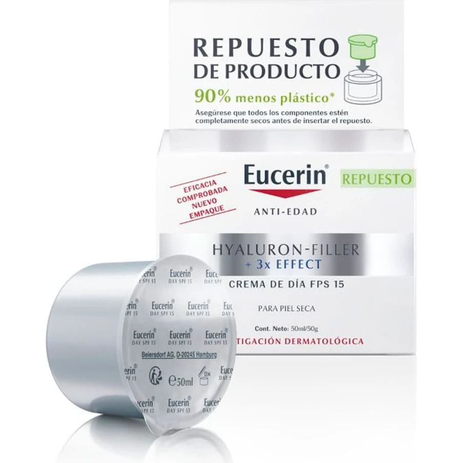 Eucerin Hyaluron-Filler Día FPS 15 Repuesto 50 ml