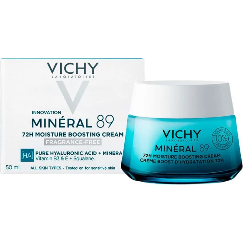 Crema Facial Vichy Mineral 89 Sin Fragancia 50 ml