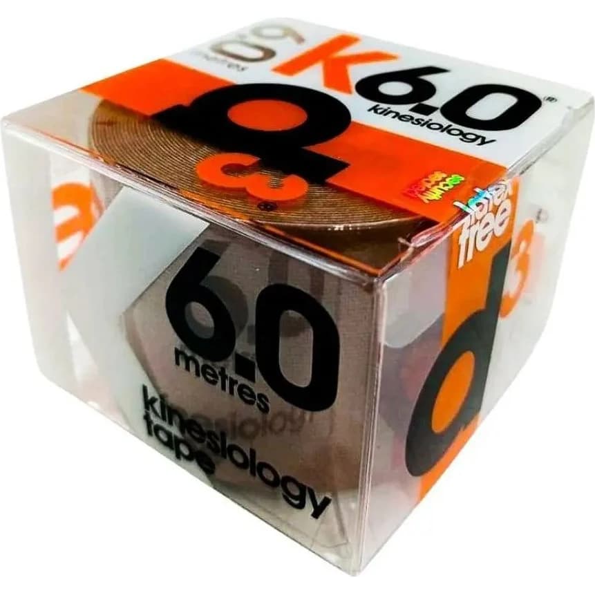 Cinta Kinesiológica Adhesiva D3Tape Marrón 5 cm x 6 m