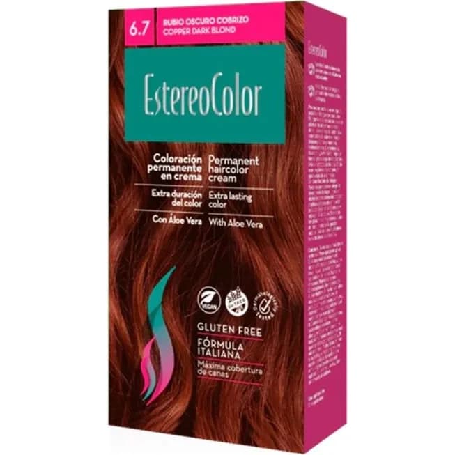 Estereocolor Kit Tintura Capilar Tono 6.7