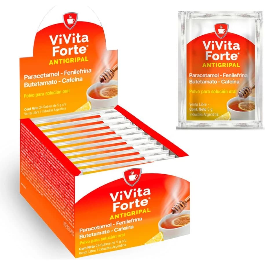 Vivita Forte Antigripal Pouch 24 Sobres x 5 g