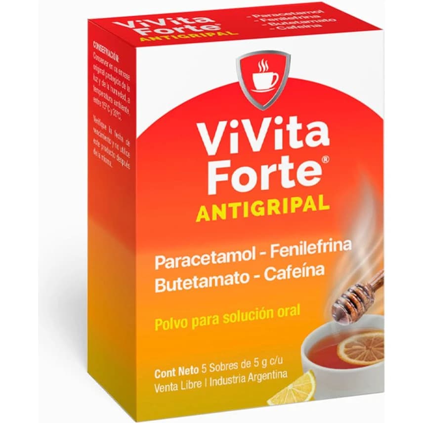 Vivita Forte Antigripal 5 Sobres x 5 g