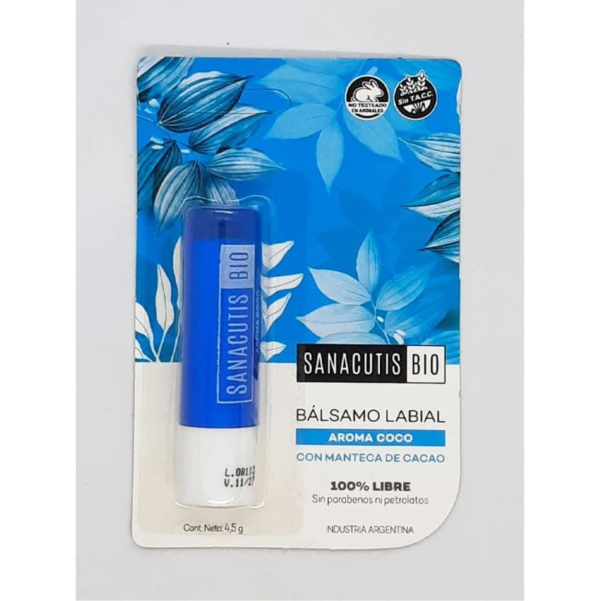 Bálsamo Labial Sanacutis Lab Coco