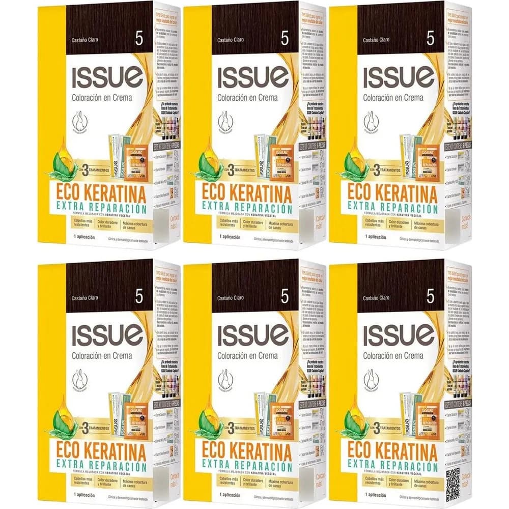 Tintura Capilar Issue Kit Eco Extra Keratina Tono 5