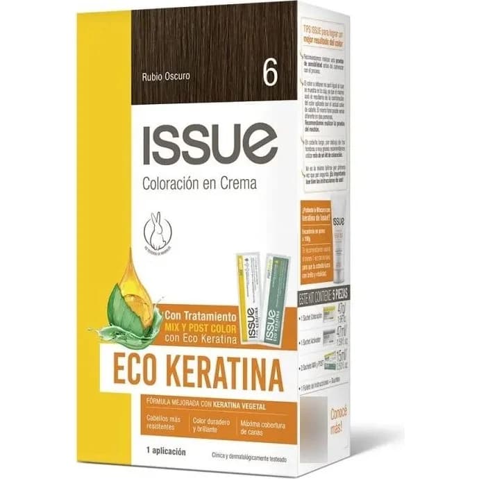 Tintura Capilar Issue Kit Eco Extra Keratina Tono N6