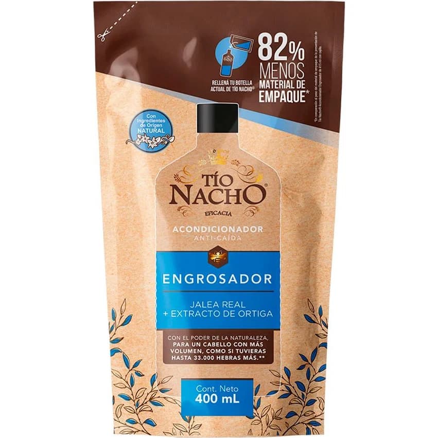 Acondicionador Tío Nacho Engrosador 400 ml