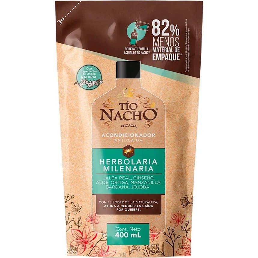 Acondicionador Tío Nacho Herbolaria Doypack 400 ml