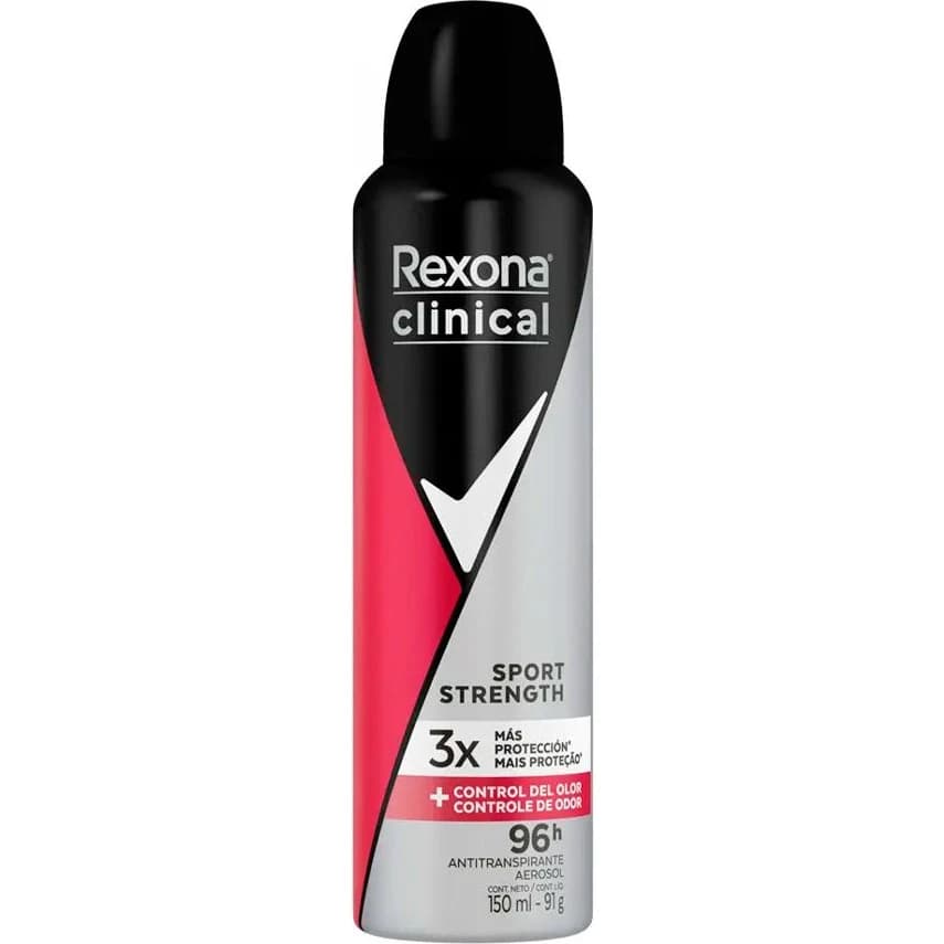 Desodorante Aerosol Rexona Men Clinical Sport 91 g