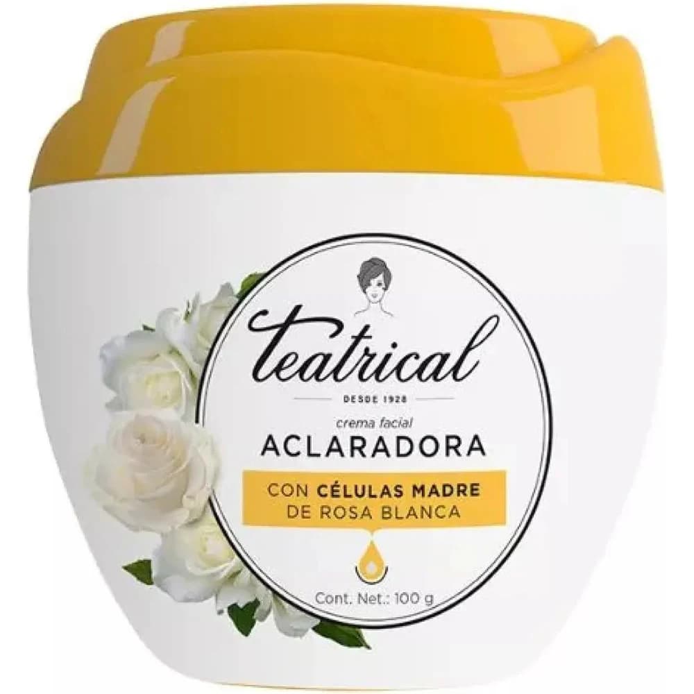 Crema Facial Aclaradora Teatrical 100 g