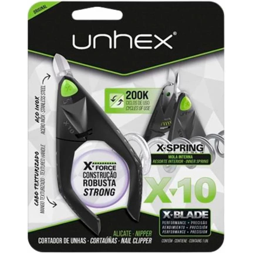Alicate para Uñas Merheje Unhex X-10 Robusto