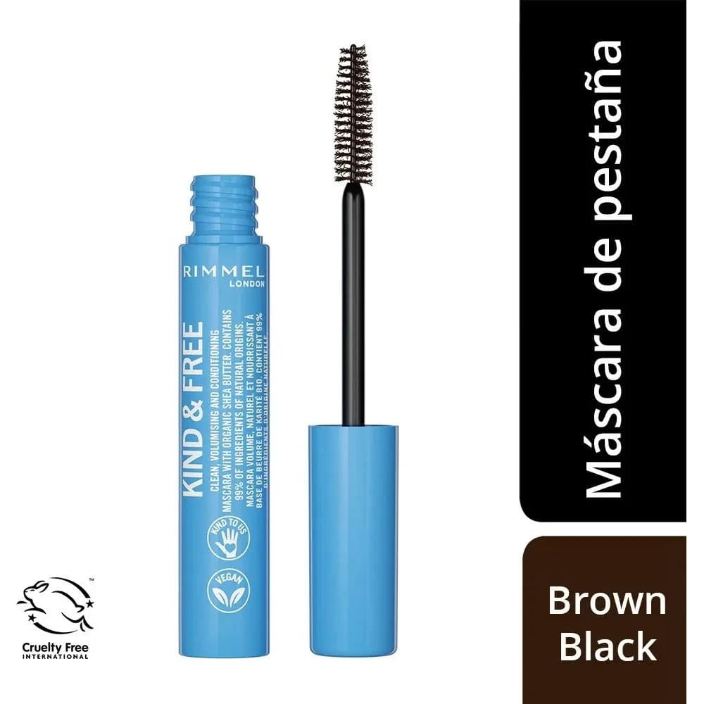 Máscara de Pestañas Rimmel Kind & Free 002 Brown Black
