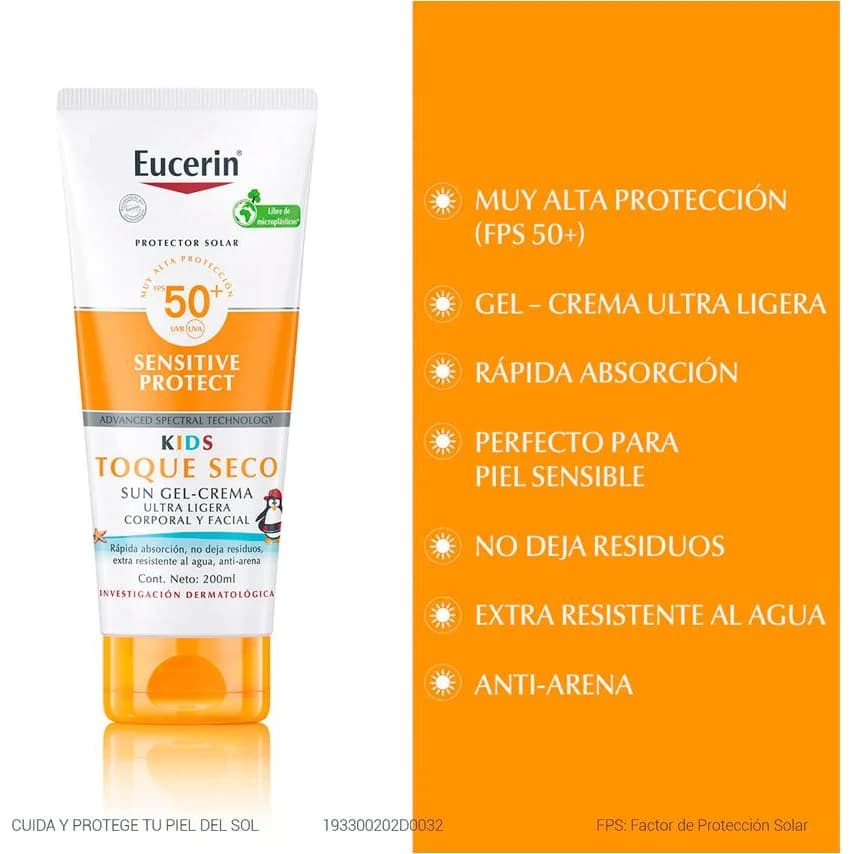 Protector Solar Eucerin Pediátrico Toque Seco