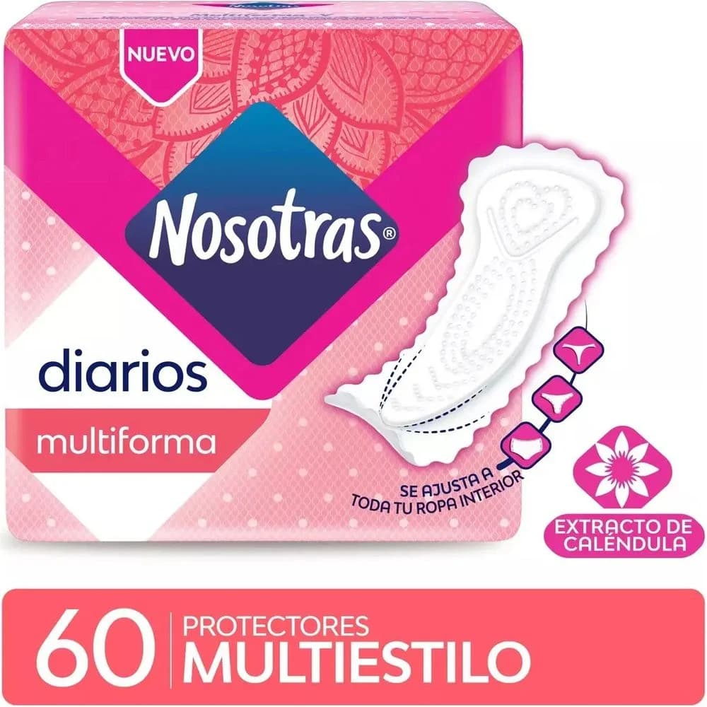 Protector Femenino Nosotras Multiestilo x 60 unidades