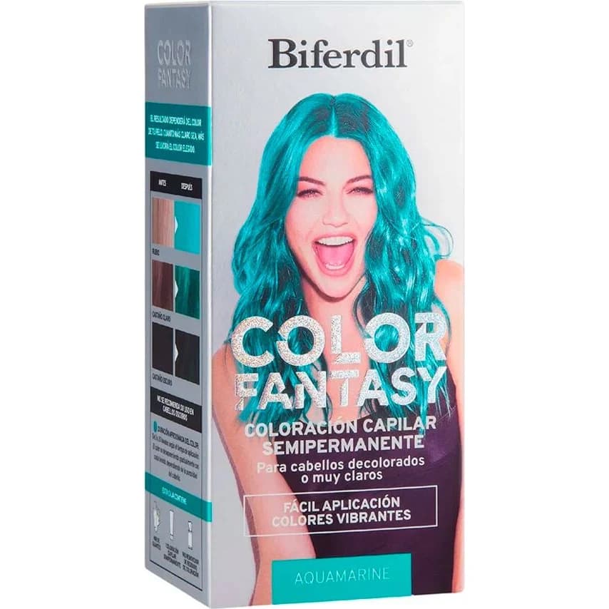 Tintura Capilar Biferdil Kit Fantasy Aguamarina