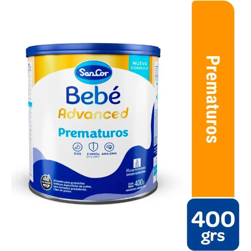 Fórmula Infantil Sancor Bebé Prematuros Lata 400 g