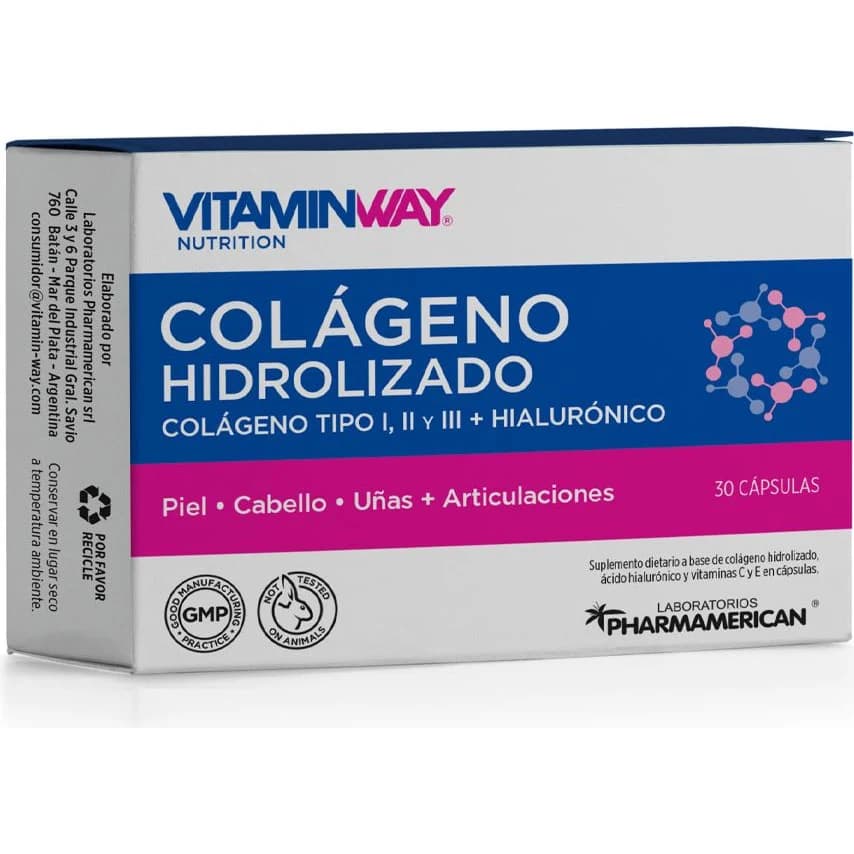Vitamin Way Colágeno Hidrolizado 30 Cápsulas