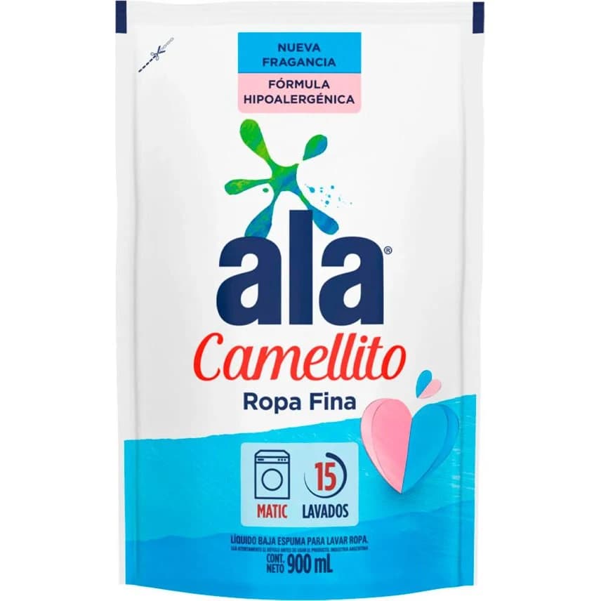 Jabón Líquido para Lavar la Ropa Ala 900 ml
