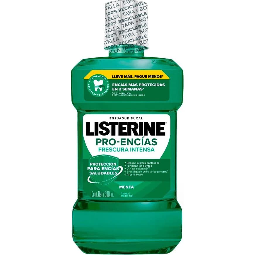 Enjuague Bucal Listerine Pro Encías 500 ml