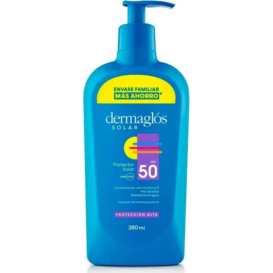 Protector Solar Dermaglos FPS 50 380 ml