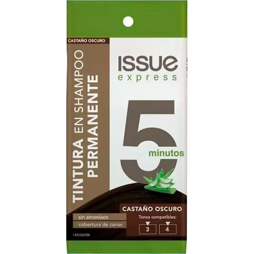 Tintura en Shampoo Issue Color Express 5 Minutos Castaño Oscuro