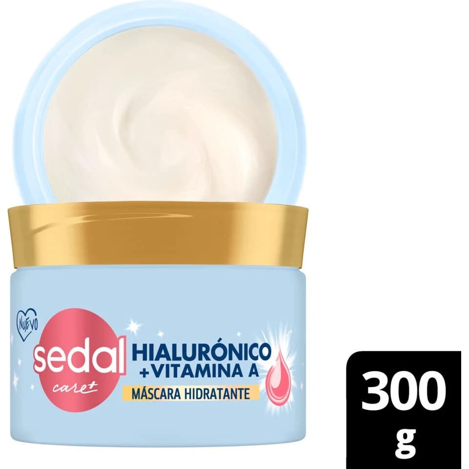 Sedal Máscara de Tratamiento Ácido Hialurónico y Vitamina A 300 g