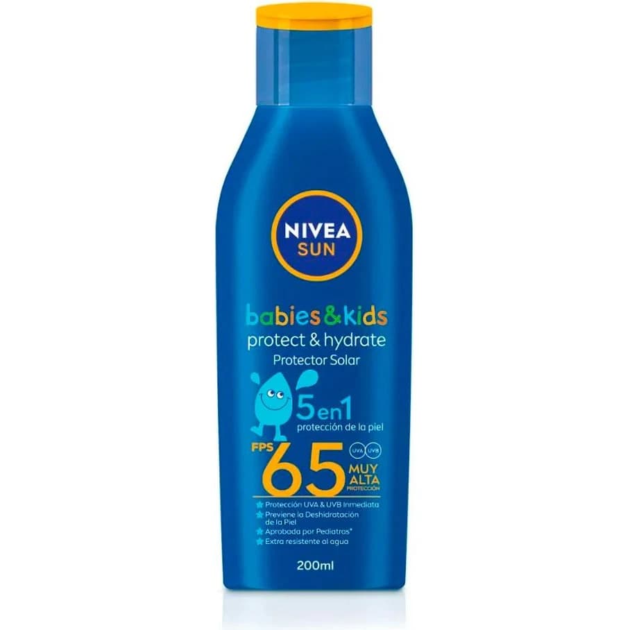 Protector Solar Bebé NIVEA Sun FPS 65 200 ml