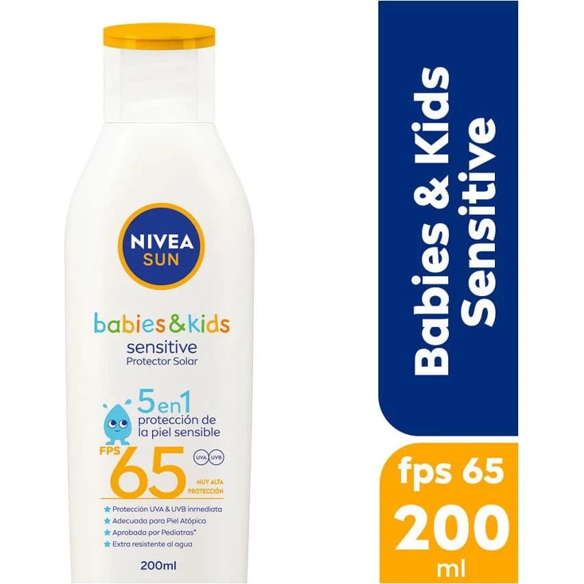 Protector Solar Nivea Baby FPS 65 200 ml