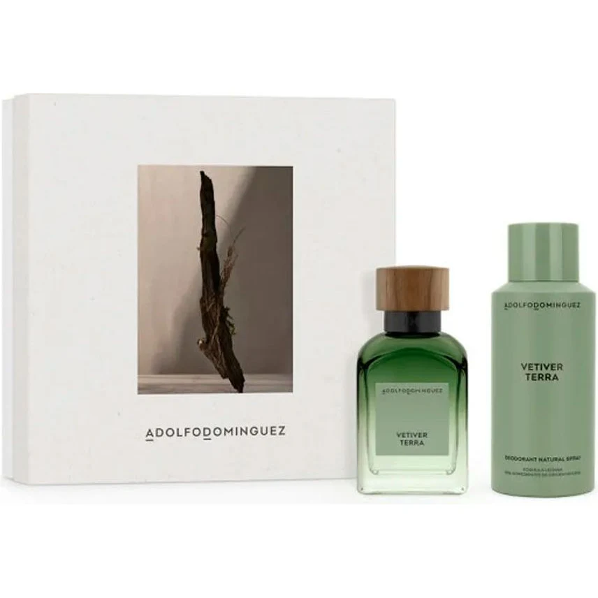 Adolfo Domínguez Vetiver Terra EDP 120 ml + Desodorante