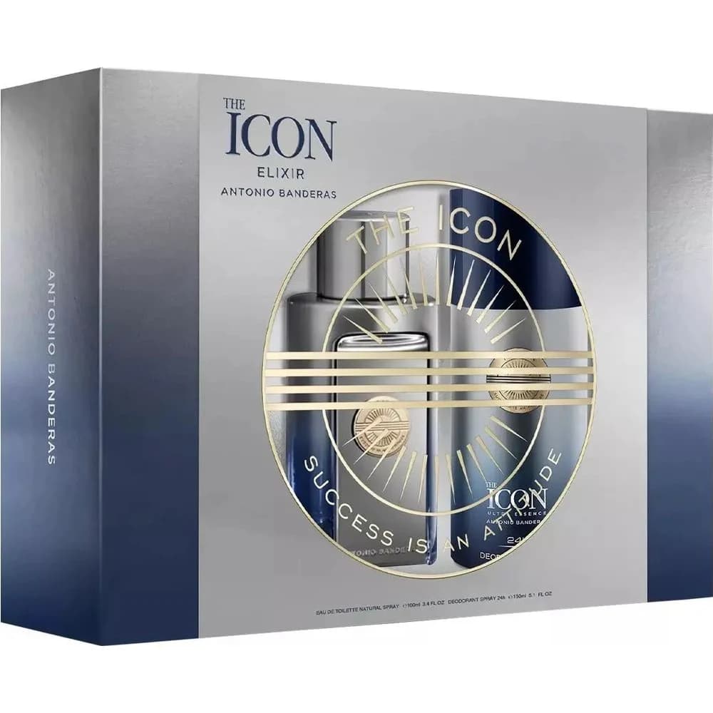 Estuche Antonio Banderas The Icon Elixir Eau de Parfum 100 ml + Desodorante 150 ml