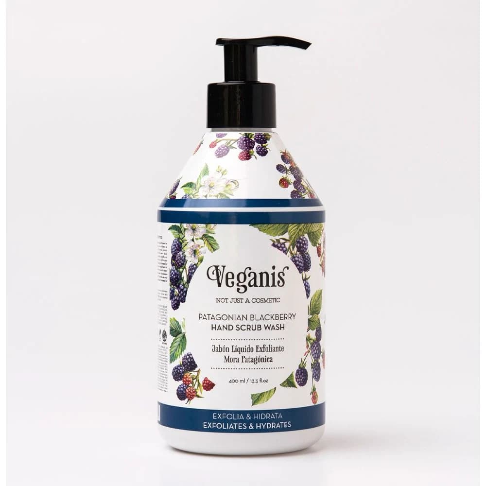 Jabón Líquido Exfoliante Veganis Mora 400 ml