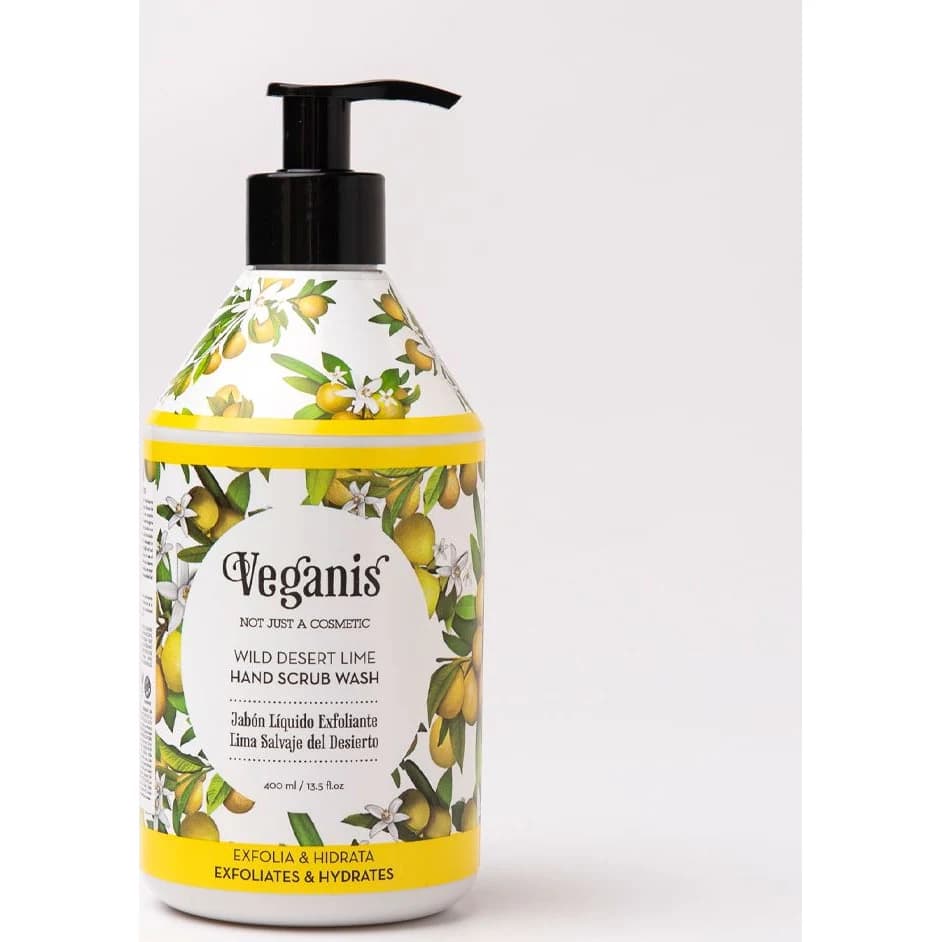 Jabón Líquido Exfoliante Veganis Lima 400 ml