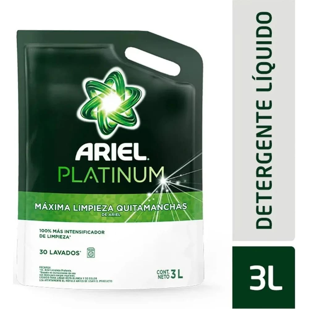 Detergente Líquido Ariel Platinium 3000 ml