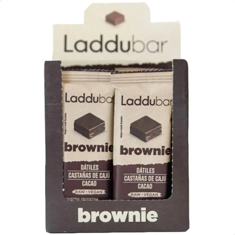Barra de Brownie Laddubar Pack 12 Unidades