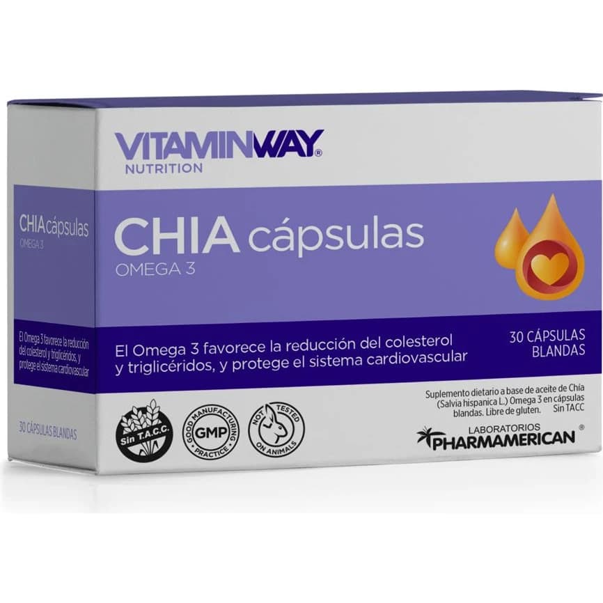 Vitamin Way Chía 30 Cápsulas