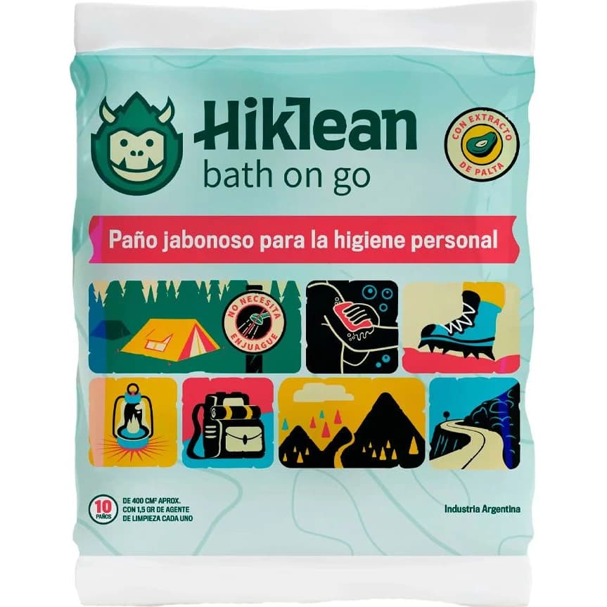 Paños Jabonosos para Baño Fácil 10 unidades